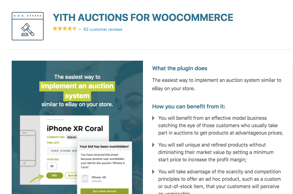 YITH Auctions WooCommerce